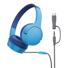 Наушники Belkin Wired On-Ear Headphones Kids, синий