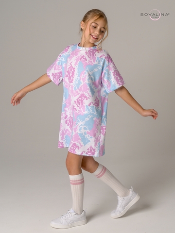 Платье Teen розовая буря