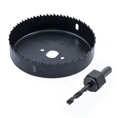 35-7-611 Кольцевая пила HCS по дереву, 114мм, сверло 6мм, держатель РемоКолор