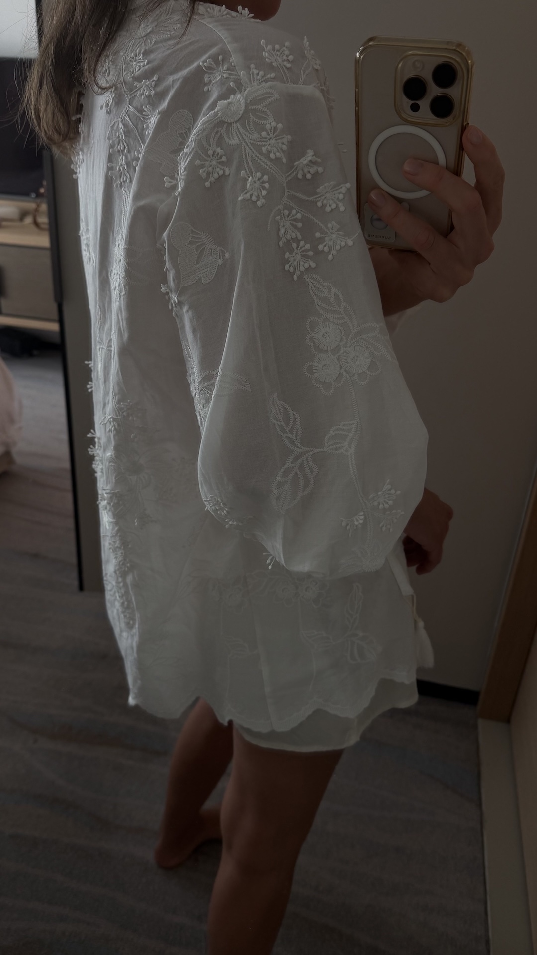 Костюм из премиального хлопка с объёмной вышивкой PREMIUM QUALITY