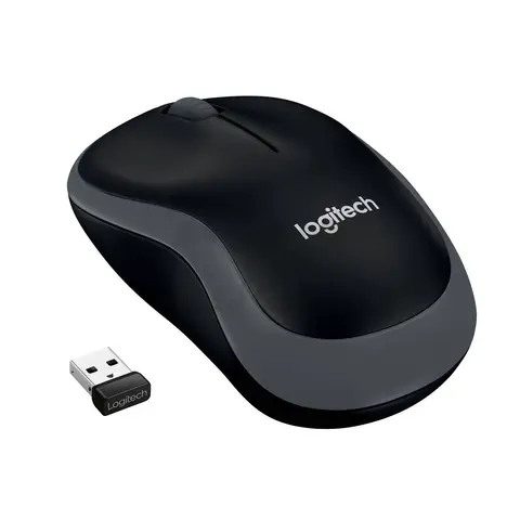 Мышь беспроводная Logitech M185 Swift Grey (USB, оптическая, беспроводная, 1000dpi) (910-002235)