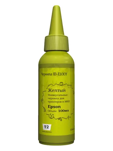 IB-E100Y Чернила T2 универсальные для Epson, цвет желтый (100мл.)