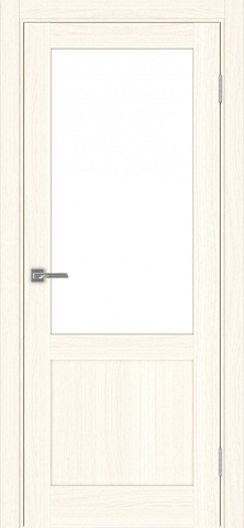 Турин_502.21.30 ЭКО-шпон Ясень светлый-LACбелый/Щит МДФ