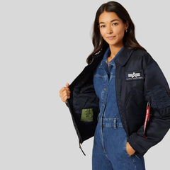 Куртка Alpha Industries CWU 45/P W Rep. Blue (Синяя)