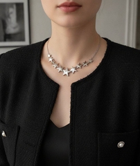 Колье цепочка с подвесками звездами CHANEL STAR