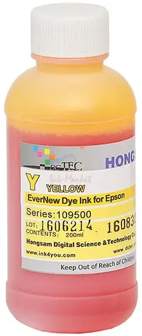 Чернила водные DCTec 7900D yellow dye  200мл. Серия 109500