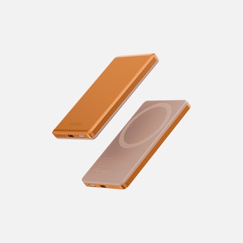 Ультратонкий внешний аккумулятор Energea Alupac Mini 5K, 5000MAH MAGSAFE, Оранжевый | Orange