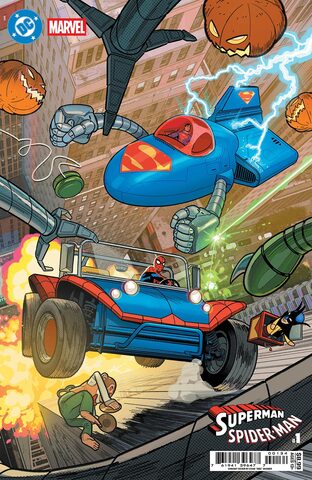 DC Marvel Superman Spider-Man #1 (Cover T) (Evan Doc Shaner Supermobile & Spider-Mobile Cover) (ПРЕДЗАКАЗ!)