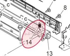 Пружина Konica Minolta для KM bizhub 652 A00J587300