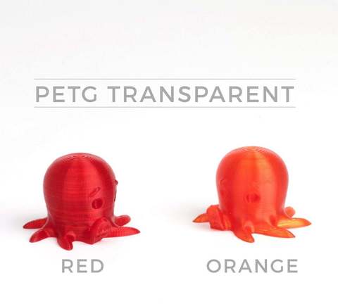 Пластик для 3D-принтера Extrudr PETG Transparent Red