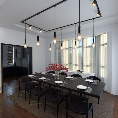 Шинопровод однофазный Elektrostandard Track Rail  BK Surface 85080/00 2м