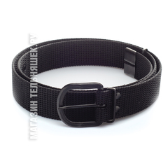 Купить стропяной ремень - Магазин тельняшек.ру 8-800-700-93-18Ремень стропяной брючный Черный со стальной пряжкой в Магазине тельняшек