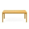 Журнальный столик Net Table 100х40 см горчичный
