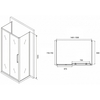 Abber Schwarzer Diamant AG30150MH-S75M-S75M Душевой уголок, 150x75x195