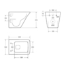 Подвесной унитаз BelBagno Marmi BB052CHR/BB052SC безободковый с сиденьем микролифт, белый
