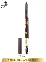 FFleur Карандаш  ES412 brown- коричневый,для век и бровей Powder