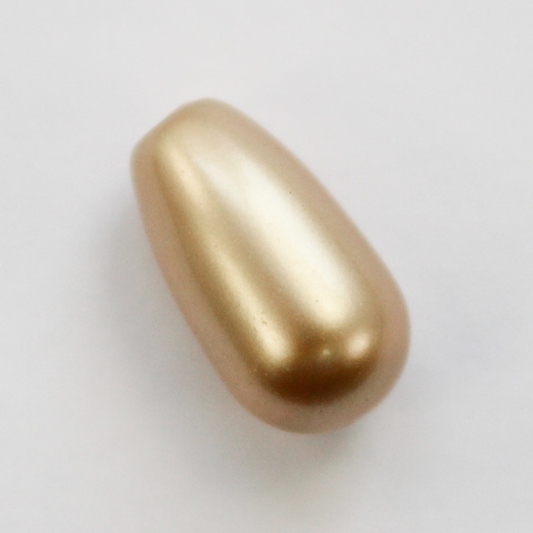 5816 Хрустальный жемчуг Сваровски Crystal Vintage Gold Капля с несквозным отверстием 11,5х6 мм