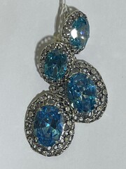 Альбона (серьги из серебра)