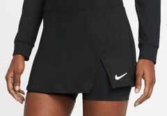 Юбка теннисная Nike Court Dri-Fit Victory Skirt Plus Line - black/white