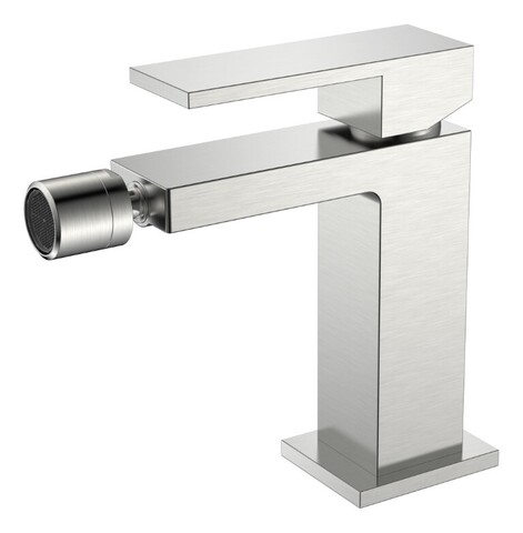 Boheme 476-NB Смеситель для биде Qubic Brushed Nickel