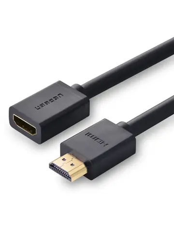 Кабель UGREEN HD107 (10145) HDMI Male to Female Cable 3м. черный