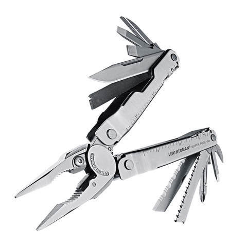 Мультитул Leatherman SuperTool 300, 19 функций, кожаный чехол