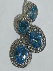 Альбона (серьги из серебра)