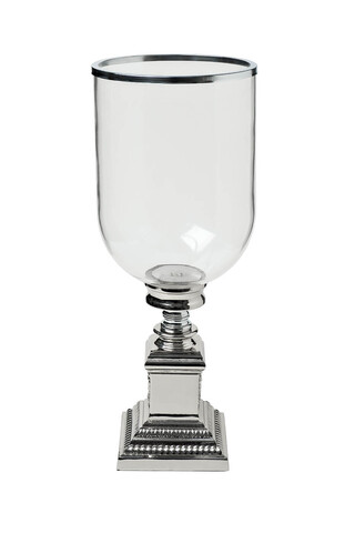 Ваза-подсвечник декоративная 47х18х18см Garda Decor с металлическим основанием