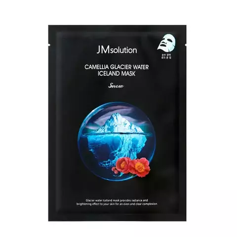 JMsolution Camellia Glacier Water Iceland Mask Snow