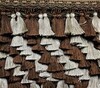 Бахрома для штор с кисточками, ш. 7,5 см, 10420