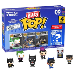 Фигурка Funko Bitty POP! DC Comics S2 Joker+Batgirl+Batman+Mystery