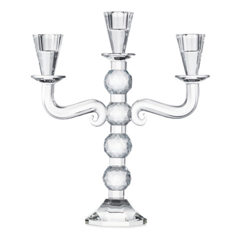 Канделябр на 3 свечи 28.5см Decor de table Хрустальное вдохновение