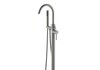 Aquatek AQ1345BGM AQ1345BGM ЕВРОПА смеситель для ванны напольный, шлиф. черный хром