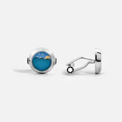 Запонки Moonphase Movement