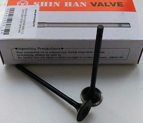КЛАПАН ВЫПУСКНОЙ AVEO 1,2 DOHC ДВИГ B12D1 SHIN HAN