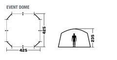 Туристический шатер Trek Planet Event Dome (70261)