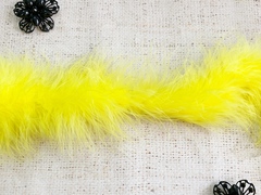 Боа "Пух марабу", дл. 1,8 м., ш. 10 см, 21-30 гр, жёлтый