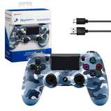 Джойстик беспроводной Dualshock 4 для PlayStation4 (Хаки синий)