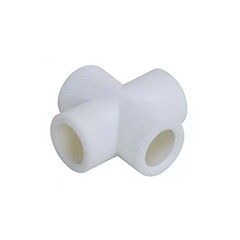 PPR VALFEX Крестовина полипропиленовая, диаметр 32 мм, 1 шт, белый