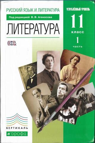 Русский язык и литература: Литература 11 класс. Углубленный уровень. Учебник Ч. 1.