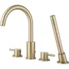 Abber AF8113G Смеситель Wasser Kreis AF8113G на борт ванны, золото матовое
