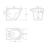 Подвесной унитаз BelBagno Sfera-R BB046CHR/BB870SC безободковый с сиденьем микролифт, белый