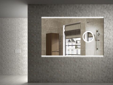 Boheme Vallessi 542/2 Зеркало с увеличением и подсветкой