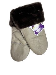 Варежки . Женские. Материал верха: Дубленка. Подклад: Дубленка. В упаковке 10 шт, разные цвета.