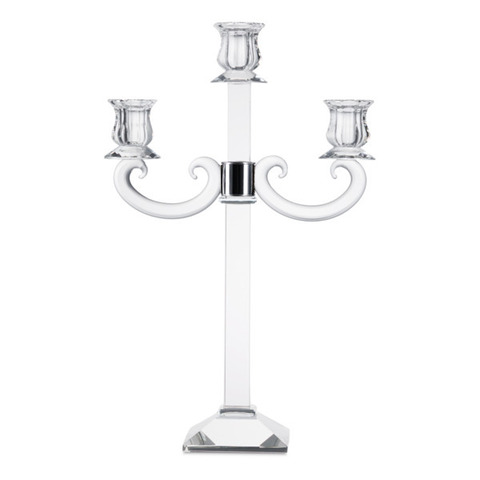 Канделябр на 3 свечи 36х36х45см Decor de table Хрустальное вдохновение