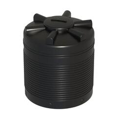 Ёмкость ЭВЛ 2000 л. чёрная Ирпласт 2000 л. вертикальный (1400x1400x1560см;черный) - арт.560857