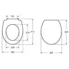 Roca 801392002 Victoria лакированная крышка soft close для унитаза тонкое, быстрое снятие, стальные петли