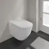 Villeroy&Boch 4608R0R1 Унитаз, Villeroy&Boch, Antheus, безободковый (с открытым смывным краем), тип установки-подвесной, ширина, мм-375, глубина, мм-560, высота, мм-350, форма чаши-прямоугольная, выпуск-горизонтальный, без декора, материал-керамика,