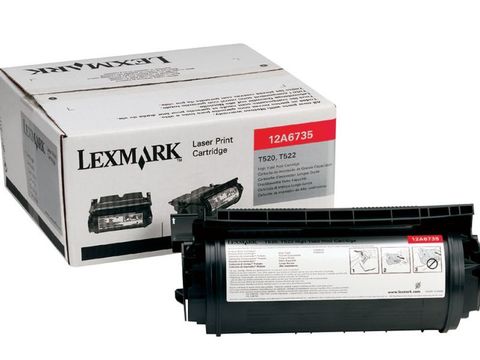 Картридж для принтеров Lexmark T520, T522, X522 черный (black). Ресурс 20000 стр (12A6735)