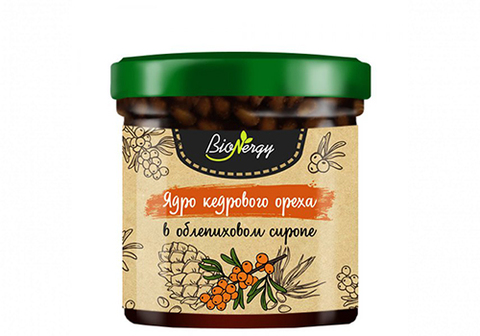 Кедровый орех я BioNergy в облепиховом сиропе, 140г